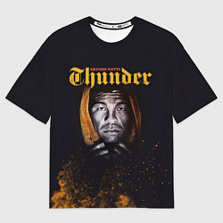 Футболка оверсайз мужская Arturo 'Thunder' Gatti, цвет: 3D-принт