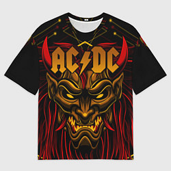 Футболка оверсайз мужская ACDC, цвет: 3D-принт