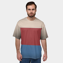 Футболка оверсайз мужская Куртка Отиса, цвет: 3D-принт — фото 2