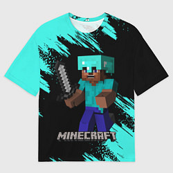 Мужская футболка оверсайз MINECRAFT