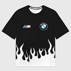 Футболка оверсайз мужская BMW БМВ, цвет: 3D-принт