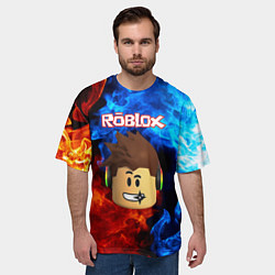Футболка оверсайз мужская ROBLOX, цвет: 3D-принт — фото 2