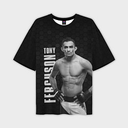 Футболка оверсайз мужская EL CUCUY Tony Ferguson, цвет: 3D-принт