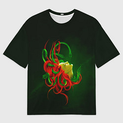 Мужская футболка оверсайз Медуза Горгона