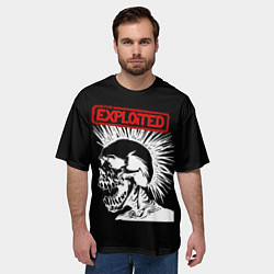 Футболка оверсайз мужская The Exploited, цвет: 3D-принт — фото 2