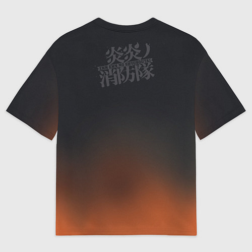 Мужская футболка оверсайз Fire Force / 3D-принт – фото 2