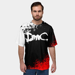 Футболка оверсайз мужская DEVIL MAY CRY DMC, цвет: 3D-принт — фото 2