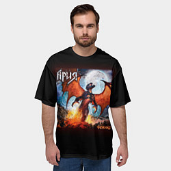 Футболка оверсайз мужская Ария, цвет: 3D-принт — фото 2