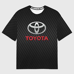 Футболка оверсайз мужская TOYOTA, цвет: 3D-принт