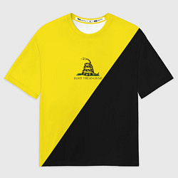Мужская футболка оверсайз Dont tread on me