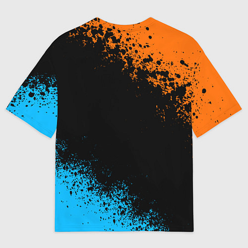 Мужская футболка оверсайз PORTAL / 3D-принт – фото 2