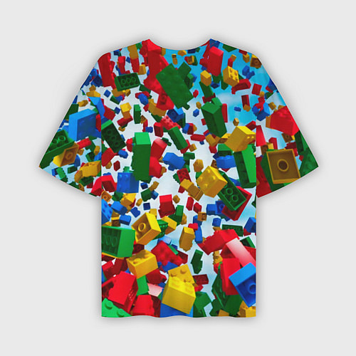 Мужская футболка оверсайз Roblox Cubes / 3D-принт – фото 2
