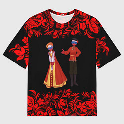 Футболка оверсайз мужская CountryHumans, цвет: 3D-принт