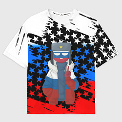 Мужская футболка оверсайз CountryHumans