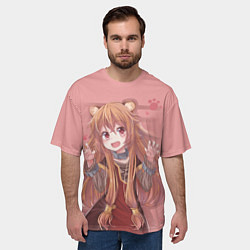 Футболка оверсайз мужская Raphtalia, цвет: 3D-принт — фото 2