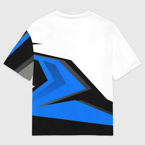 Мужская футболка оверсайз Mercedes-Benz / 3D-принт – фото 2