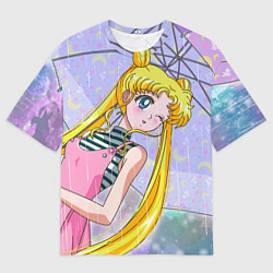 Футболка оверсайз мужская Sailor Moon, цвет: 3D-принт
