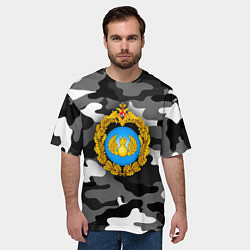 Футболка оверсайз мужская ВДВ, цвет: 3D-принт — фото 2