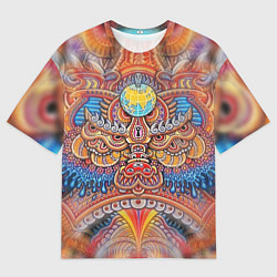 Мужская футболка оверсайз Rising dragon