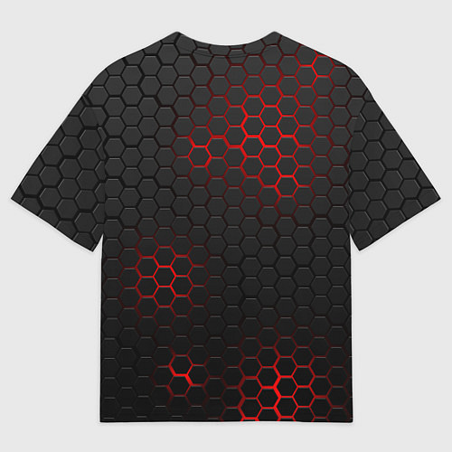 Мужская футболка оверсайз МАНЧЕСТЕР ЮНАЙТЕД / 3D-принт – фото 2