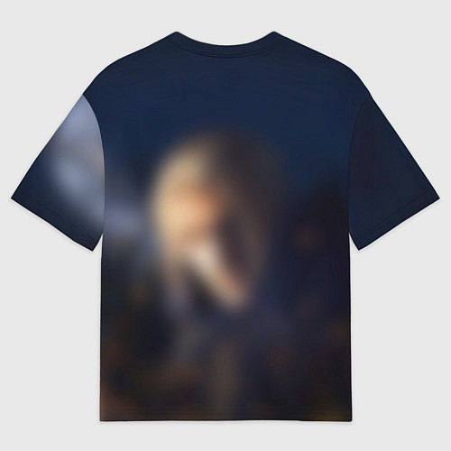 Мужская футболка оверсайз ВЕДЬМАК / 3D-принт – фото 2