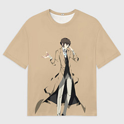 Мужская футболка оверсайз Osamu Dazai