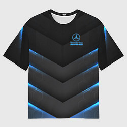 Футболка оверсайз мужская Mercedes-AMG, цвет: 3D-принт