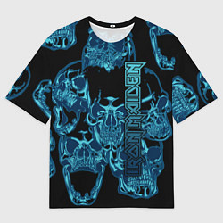 Футболка оверсайз мужская Iron Maiden, цвет: 3D-принт