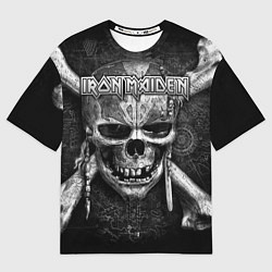 Футболка оверсайз мужская Iron Maiden, цвет: 3D-принт
