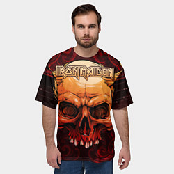 Футболка оверсайз мужская Iron Maiden, цвет: 3D-принт — фото 2