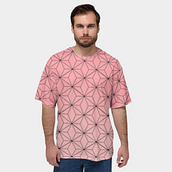 Футболка оверсайз мужская NEZUKO KAMADO, цвет: 3D-принт — фото 2