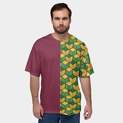 Футболка оверсайз мужская ГИЮ ТОМИОКА, цвет: 3D-принт — фото 2