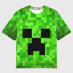 Футболка оверсайз мужская MINECRAFT, цвет: 3D-принт