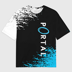 Футболка оверсайз мужская PORTAL, цвет: 3D-принт