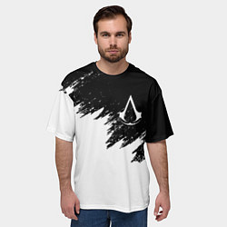 Футболка оверсайз мужская ASSASSINS CREED, цвет: 3D-принт — фото 2