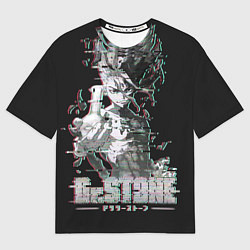 Футболка оверсайз мужская Доктор Стоун, цвет: 3D-принт
