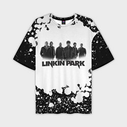 Футболка оверсайз мужская LINKIN PARKспина, цвет: 3D-принт