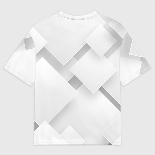 Мужская футболка оверсайз Геометрическая Абстракция / 3D-принт – фото 2