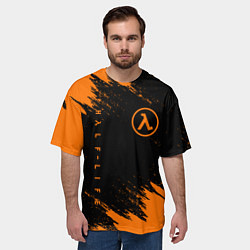 Футболка оверсайз мужская HALF-LIFE, цвет: 3D-принт — фото 2