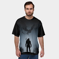 Футболка оверсайз мужская ВЕДЬМАК, цвет: 3D-принт — фото 2