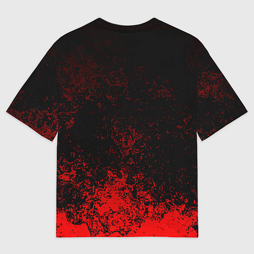 Мужская футболка оверсайз АНАРХИЯ / 3D-принт – фото 2