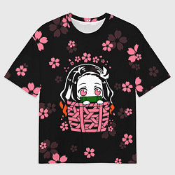 Футболка оверсайз мужская KIMETSU NO YAIBA, цвет: 3D-принт