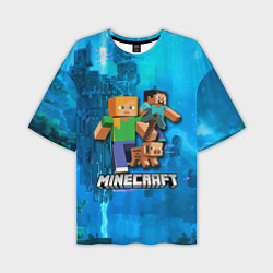 Мужская футболка оверсайз Minecraft Майнкрафт