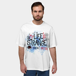 Футболка оверсайз мужская LIFE IS STRANGE, цвет: 3D-принт — фото 2