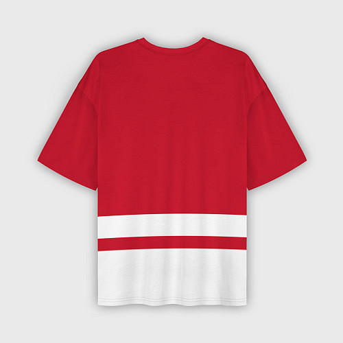 Мужская футболка оверсайз Детройт Ред Уингз / 3D-принт – фото 2
