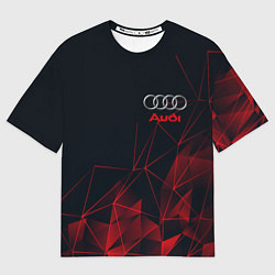 Футболка оверсайз мужская AUDI, цвет: 3D-принт