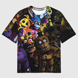 Футболка оверсайз мужская Five Nights At Freddy's, цвет: 3D-принт
