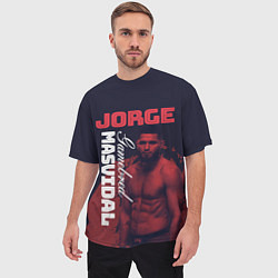 Футболка оверсайз мужская Jorge Masvidal, цвет: 3D-принт — фото 2