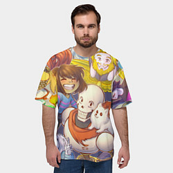 Футболка оверсайз мужская UNDERTALE, цвет: 3D-принт — фото 2