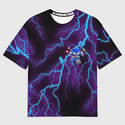 Футболка оверсайз мужская SONIC, цвет: 3D-принт